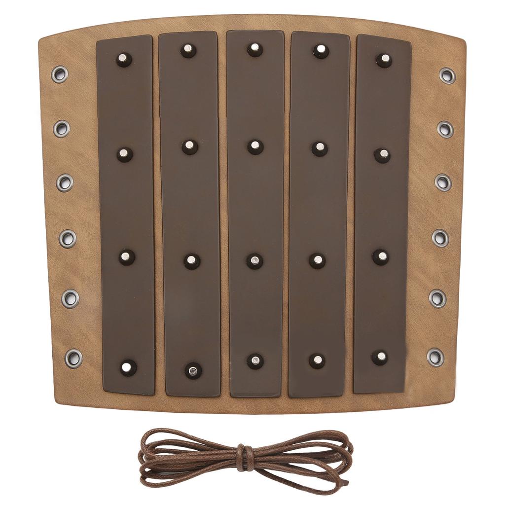 Medieval Gauntlet Steampunks Arm Guard Cosplay Knight PU Leather Arm Bracers Role Play Armband Stage Arm Protectors