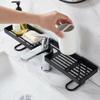 Water Drainage Faucet Storage Shelf Universal Counter Organizer Universal Sink Shelf Box  Shower