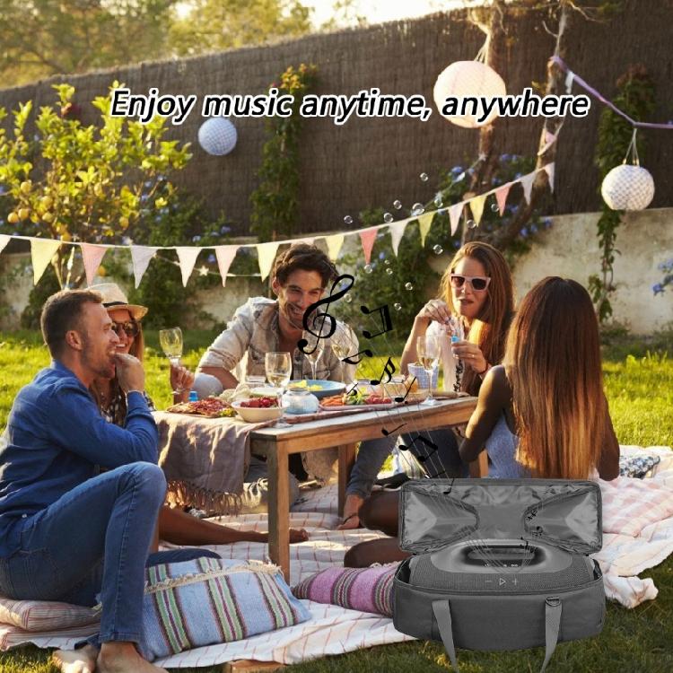 Bärbar högtalare Mjukt skal Skyddande förvaringsväska Tygkonstruktion Med lättbärhandtag för Boombox 4