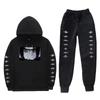 Unisex Naruto Uchiha Itachi Hooded Sweatshirt Set Warm Fleece Lined Casual Long Sleeve Tracksuit Teens