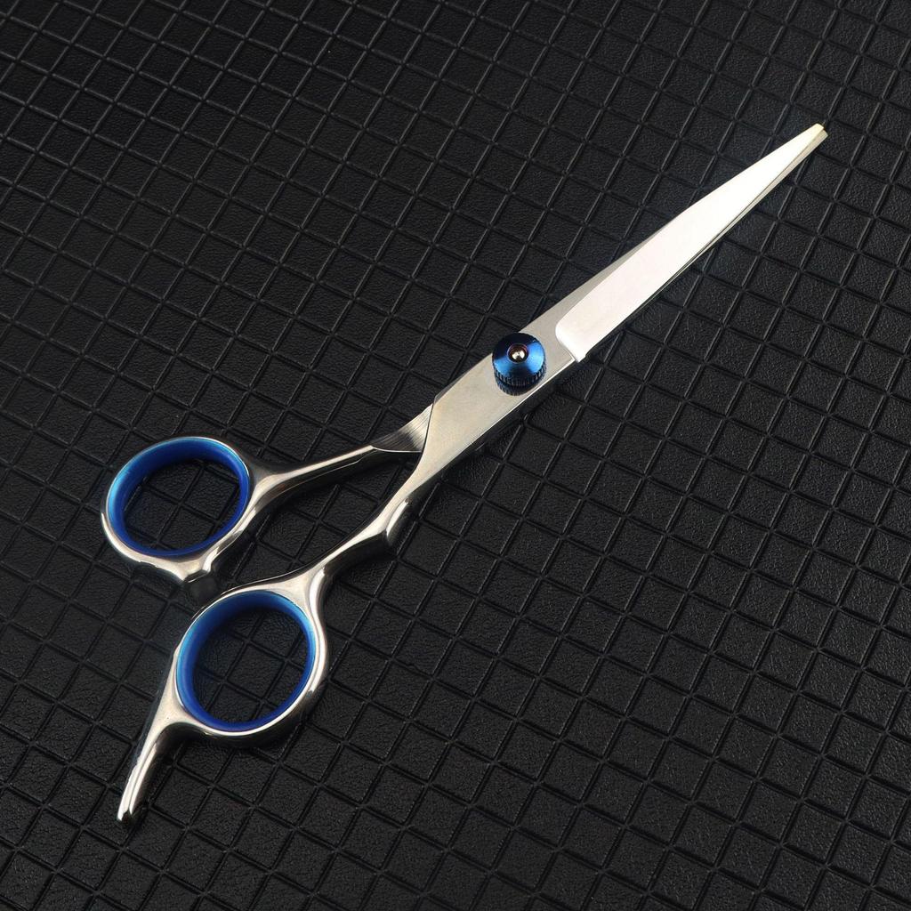 6.0-Inch Color Hairdressing Scissors Set: High Screw, Straight, Serrated, Thinning Scissors