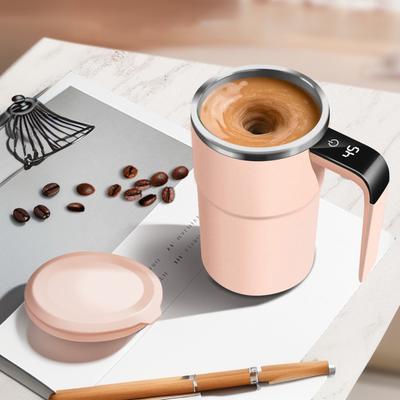 Auto Magnetic Coffee Mug Rechargeable Automatic Stirring Cup Stainless Steel Travel Coffee Mug Suitable for Home Office Gifts
