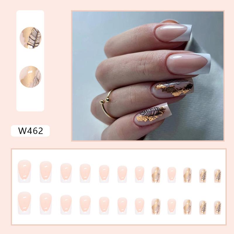 Fashion Manicure Film European And American Style Natural Sobriety Lake Blue Flash Ripple Manicure Wear Nail