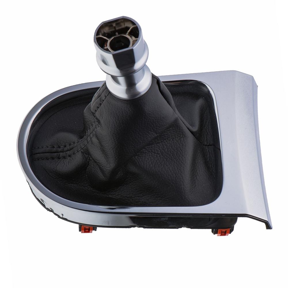 NEW Manual Gear Shift Boot Chrome Sync Trim For 15-17 Ford Mustang #GR3Z-7277-AA