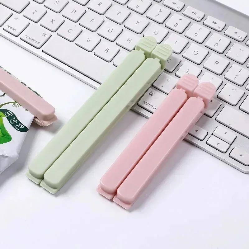 Bag Clips Food Snack Sealing Clip Portable Kitchen Storage Accessories Tool Elastic Buckle Package Bag Clamp