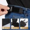 1Pc 2Pcs New Unisex Buckleless Belt Hook Adjustable Waist Buckle Elastic Waist Belt Comfortable Elastic Belt