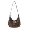 Shoulder Bag, Autumn and Winter Frosted Leather Women's Bag, High-end Sensory Bag, Women's Large Capacity Commuting Fashionable Crossbody Bag