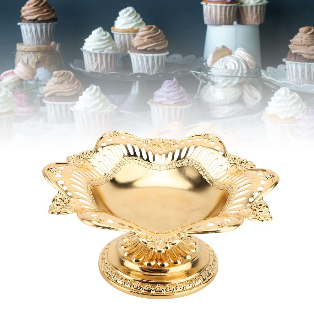 4pcs Vintage Pattern Decorative Serving Tray Tea Serving Platter Hotel Counter Display