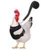 1 Pcs Fashion Chicken Duck Vest Hen Belt Pet Harness Matching Collars Bow Comfortable Leads Breathable Poultry Supplies