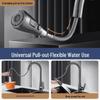All-Copper Kitchen Pull-Out Faucet with 360° Rotation & Dual-Use Hot/Cold for Vegetable Sink
