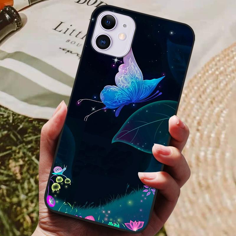 For Apple iPhone 12 pro max Case Silicon Back Cover Phone Case For iPhone 12 Mini pro Max 12Pro Soft Case luxury Fundas Cases