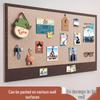 Creative Wool Felt Photo Wall Stickers - No Drill, Damage-Free Cork Board Decoration