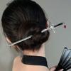 Ruby Pendant Vintage Hair Stick Headband, Vintage Style Headwear, Hanfu Paired with Exquisite Hairpin Accessories.