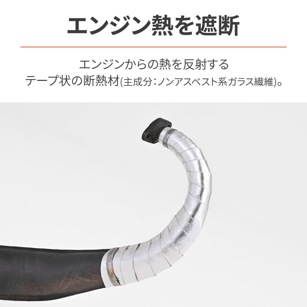 Daytona Thermoshield Motorcycle Aluminum Tape, Heat Resistant, 4.5m, 40359