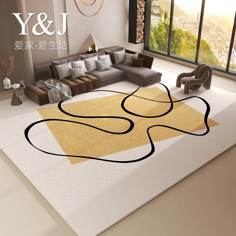 Art Design Plush Carpet Minimalism Living Room Decoration Abstract Rug Modern Rugs for Bedroom Large Area Fluffy Soft Floor Mat
