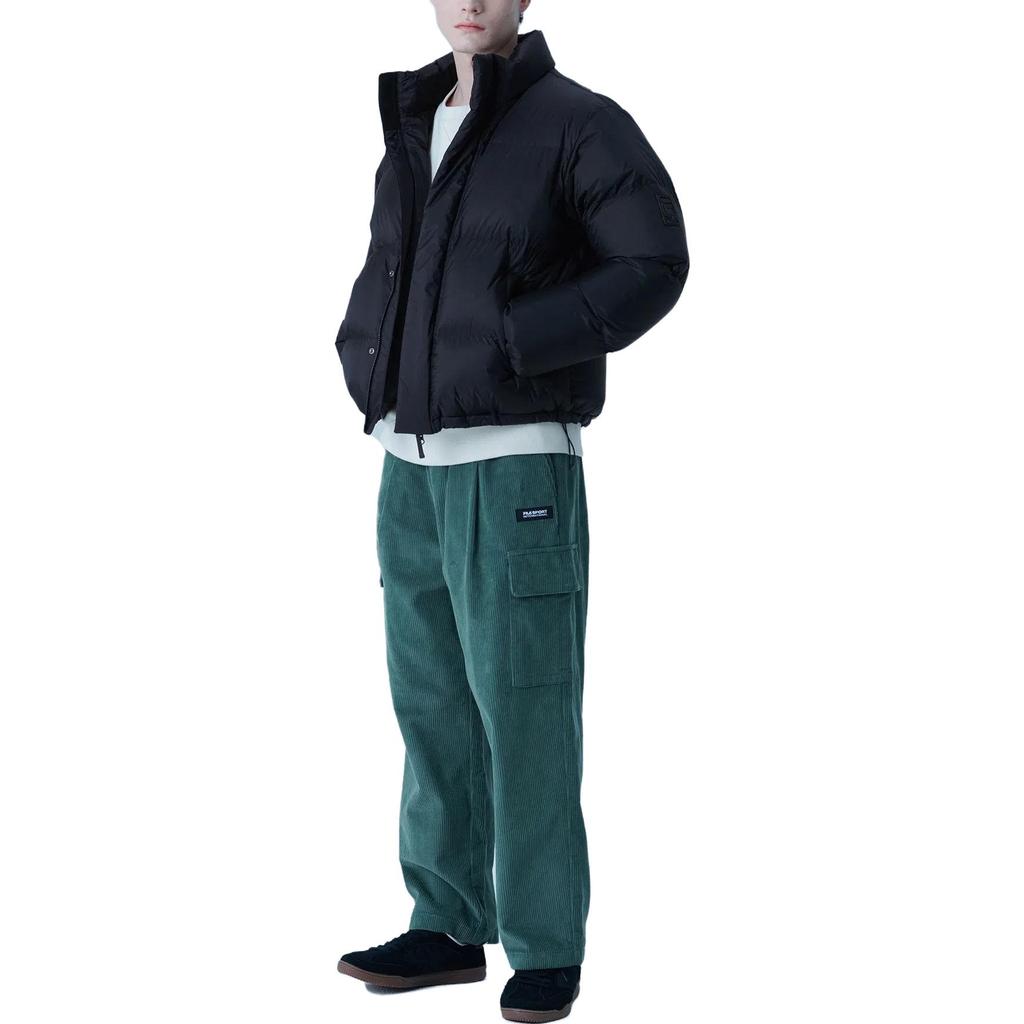 New FILA Down Jackets Unisex Black FS2DJF4101X-BLK