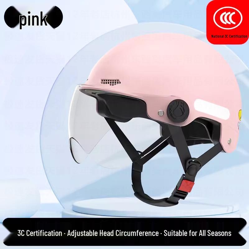 Universal 3C Certified Electric Bicycle Helmet with Sun Visor for Adults & Children - All-Season Safety Helmet for Men, Women & Scooter Riders