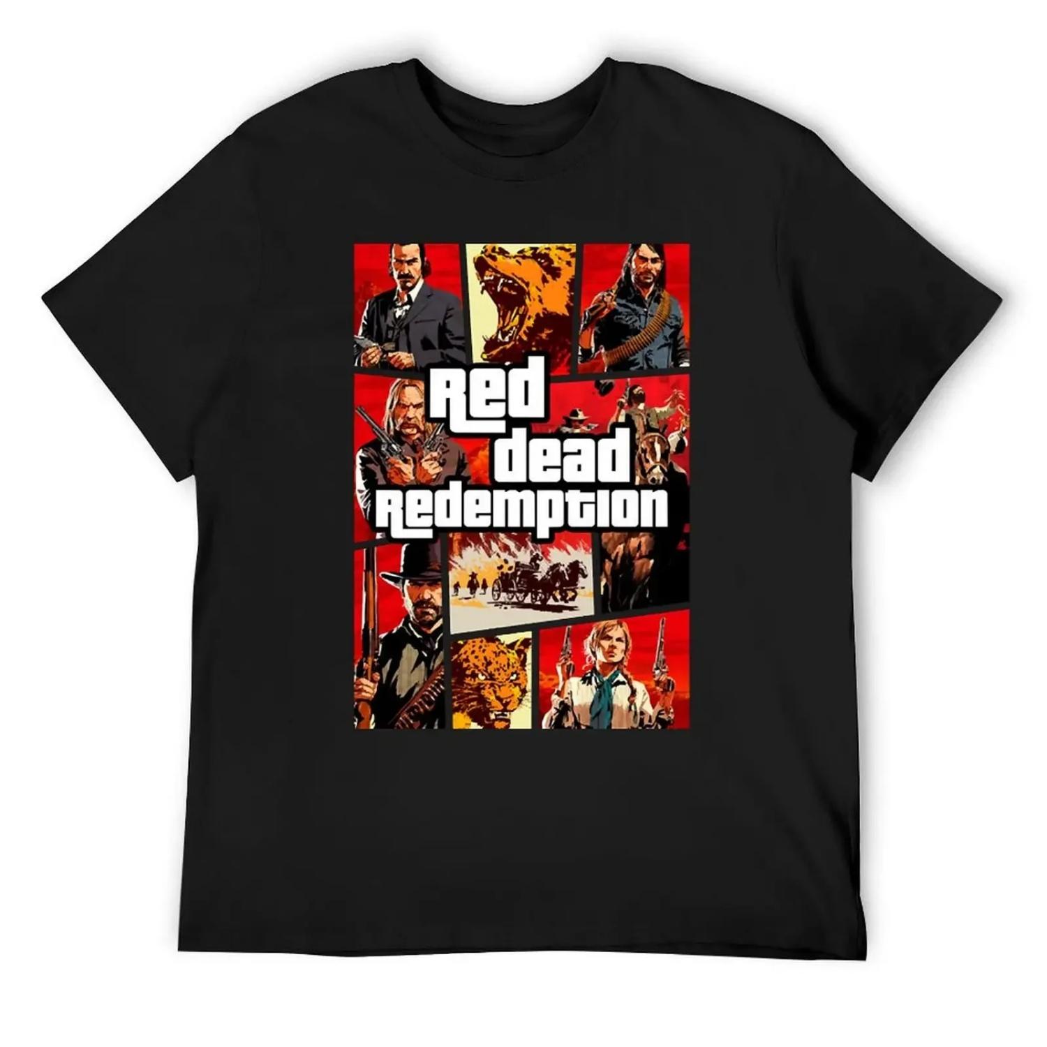 Красный Theft Redemption Футболка affliction shirts лето 2025 каваи одежда Блузка мужская дизайнерская футболка S чёрный 1490₽