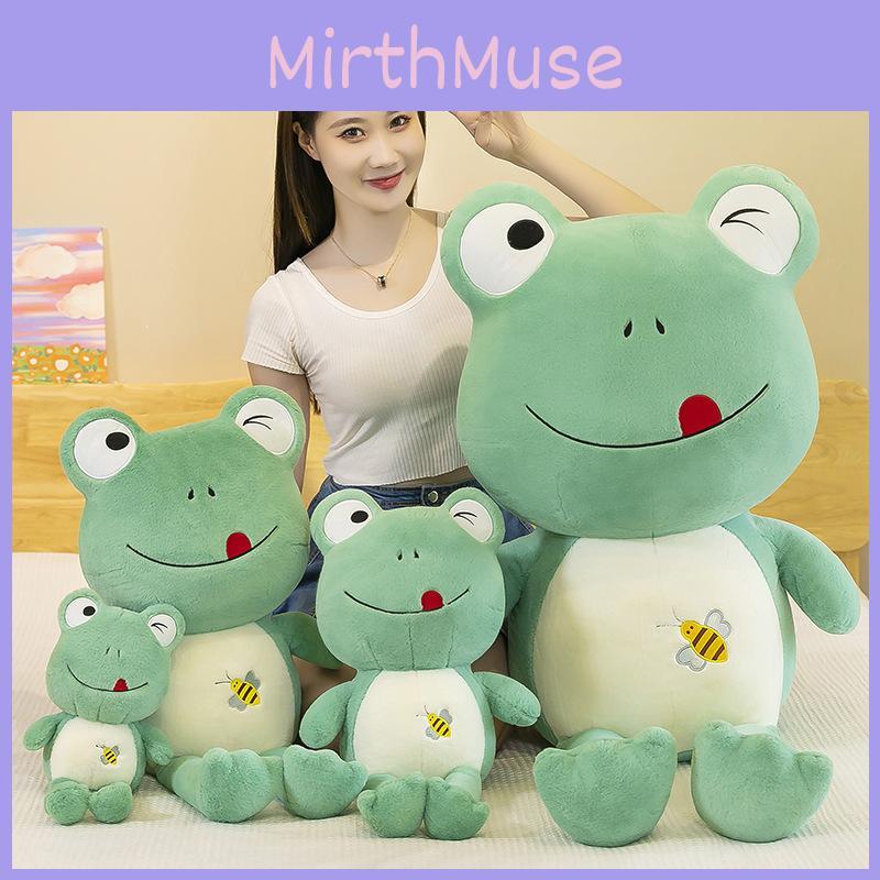 Cozy Plush Frog Toy Bedtime Hugging Stuffed Doll For Kids Decor Perfect Gift
