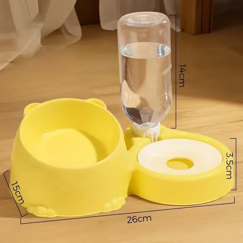 

1Pcs Blue Pet Dog Cat Bowl Fountain Automatic Food Water Feeder Container For Cats Dogs Drinking Pet Articles