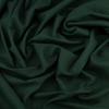 Bottle green linen fabric