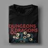 Pánská trička Dungeon Dragon DnD Vintage 100% bavlněné tričko s krátkým rukávem Trička s kulatým výstřihem Oblečení Nápad na dárek