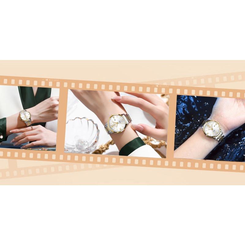 POEDAGAR Top Original Woman Wristwatch Waterproof Luminous Date Ladies Watch High Quality Stainless Steel Quartz Watches