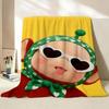 Cartoon T Teletubbies  Flannel  Blanket Suitable for Sofa Living Room Bedroom