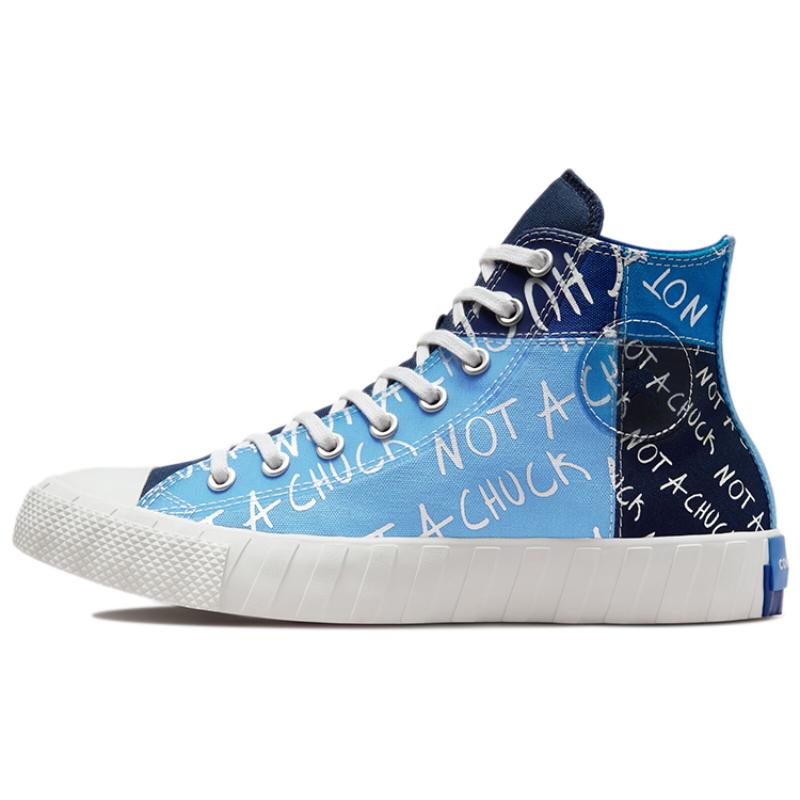 

Converse Not A Chuck Comfortable High-Top Canvas Shoes Unisex Blue & Black 36