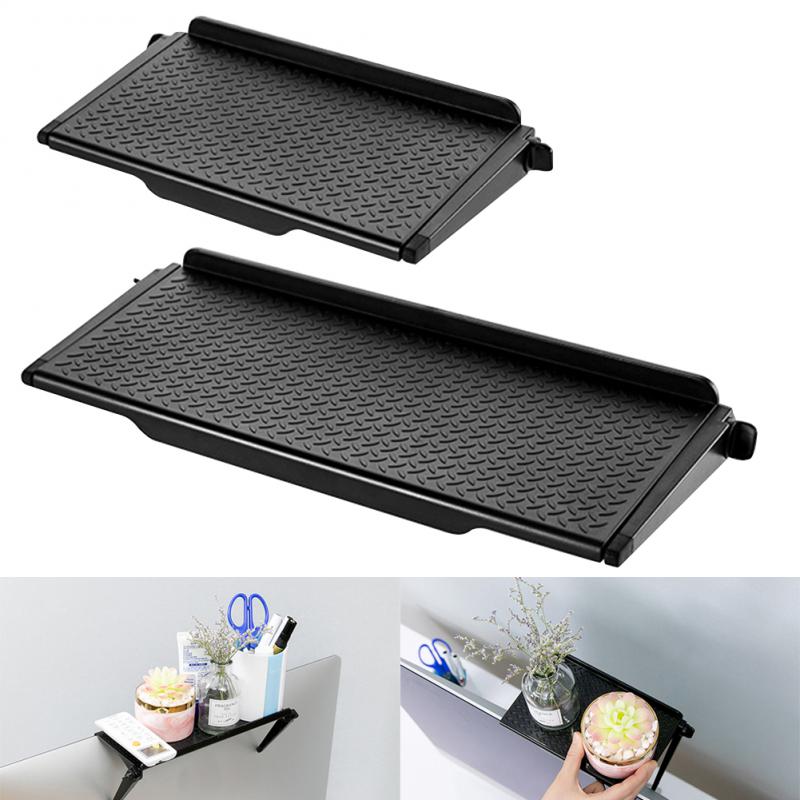 Monitor Screen Rack Multi-function Home Organizer Foldable Safe Tv Screen Top Storage Shelf Router Storage Rack Screen Stand