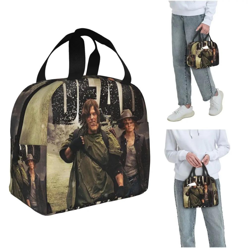 The Walking Dead Movie Insulated Lunch Bag for Women Children Portable Food Boxes Thermal Lunch Box Tote