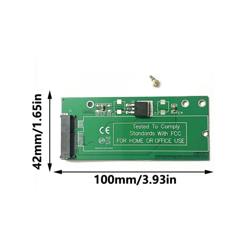 Reliable SSD To SATAs Converter Card Seamlessly Transition Adapter Card Compatible for UX21A UX31A UX21E UX31E Models
