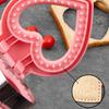 Sandwich Cutting Mold Heart Design Stainless Bread Cutter And Sealer Breakfast Toast Cookie Press Cutter For Kids Breakfast