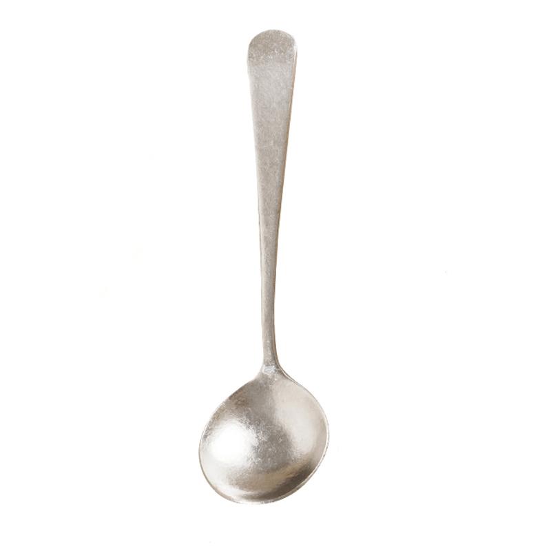 Pure Titanium Soup Spoon Portable Camping Tableware Convenient Environmental Cutlery Household Kitchen Titanium Coffee Tea Spoon