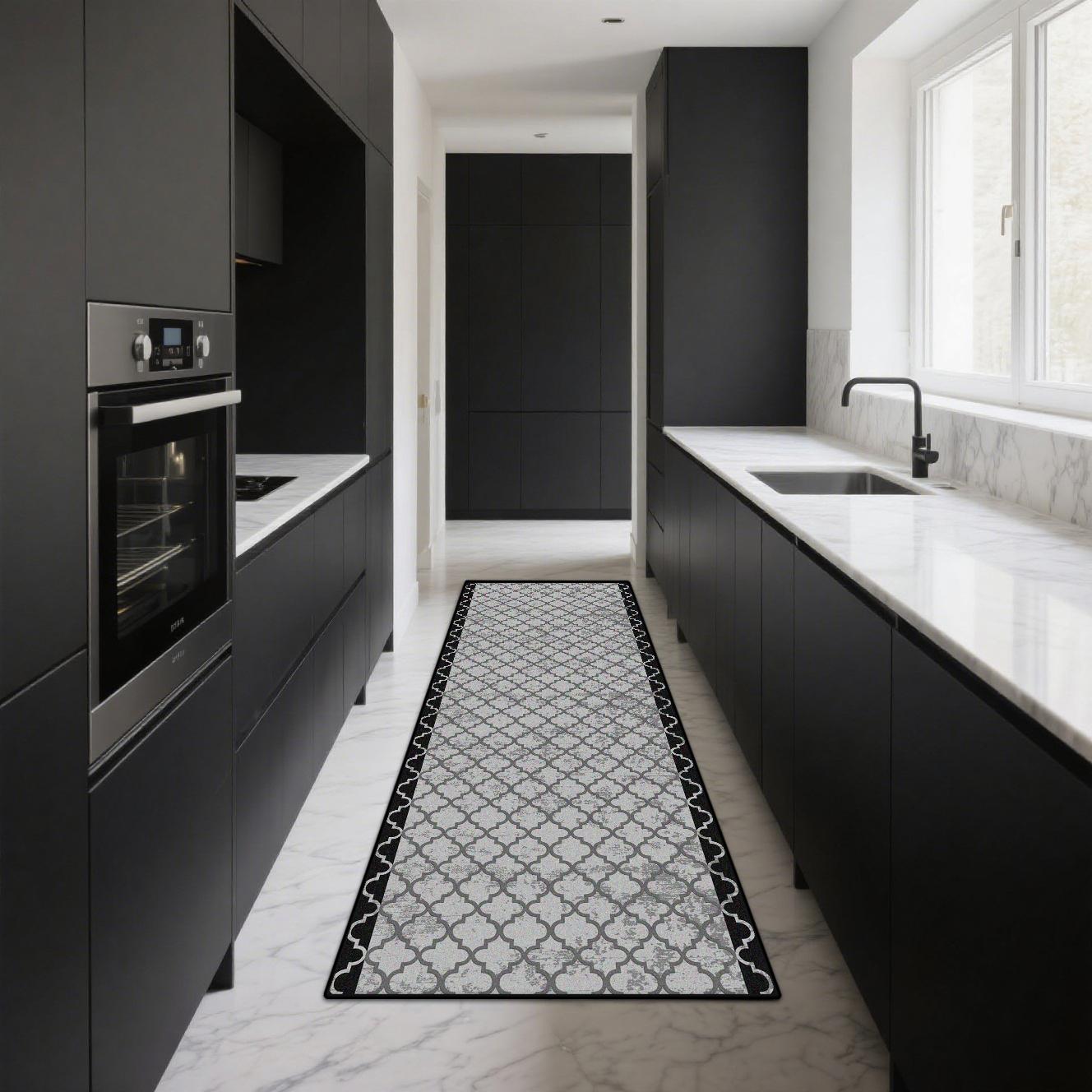 

Modern Style Kitchen Aisle Rug Decoration Home Living Room Antiskid Long Runner Carpets Easy Clean Corridor Passageway Foot Mat 60x200cm