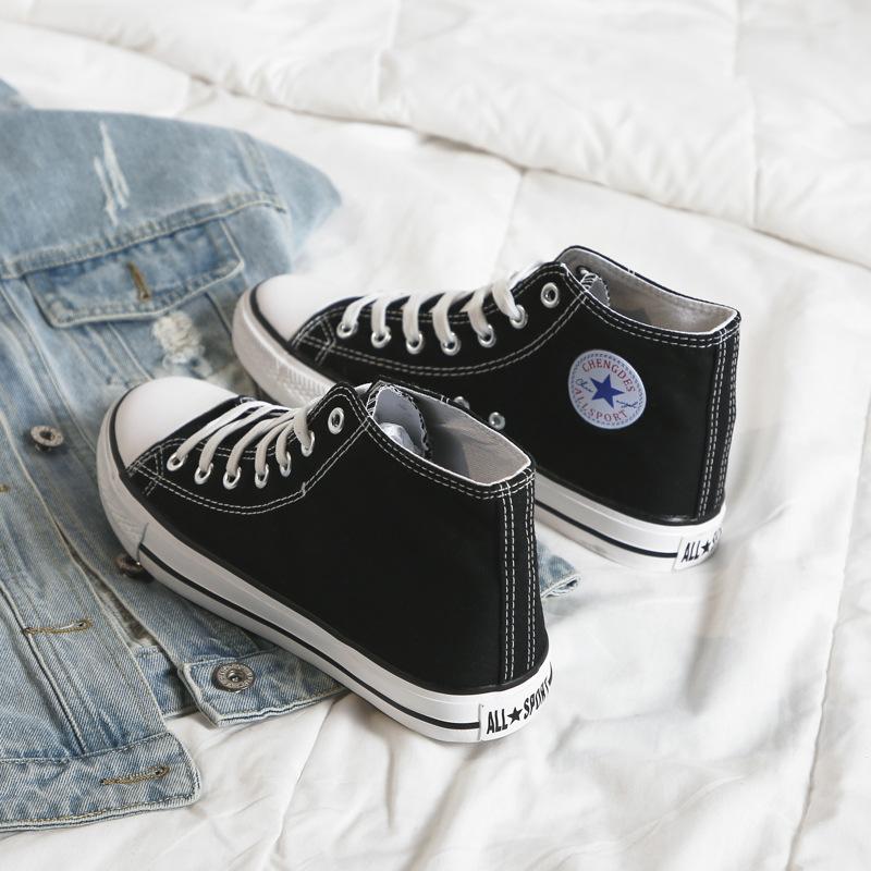 Classic High-top Canvas Shoes for Men and Women, Couples, Students, Versatile Casual Shoes, Single Shoes