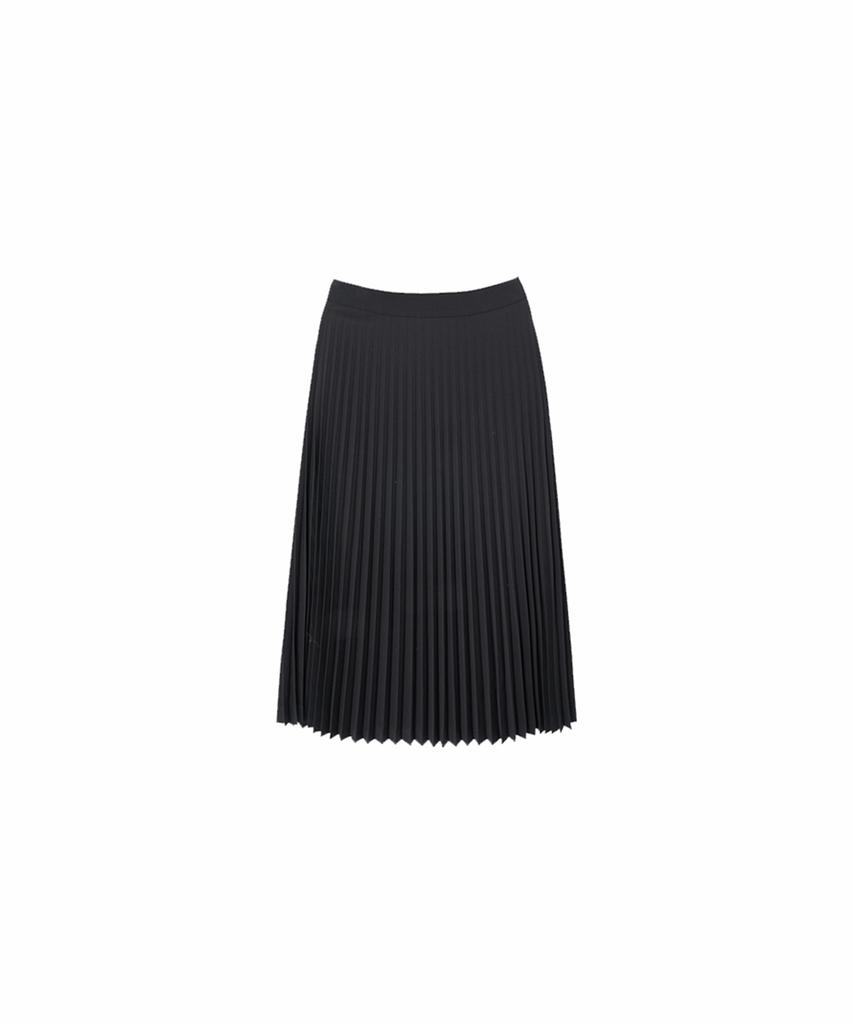 Siyajyu Sist9041 Wool Blend Pleated Skirt_Deep Navy