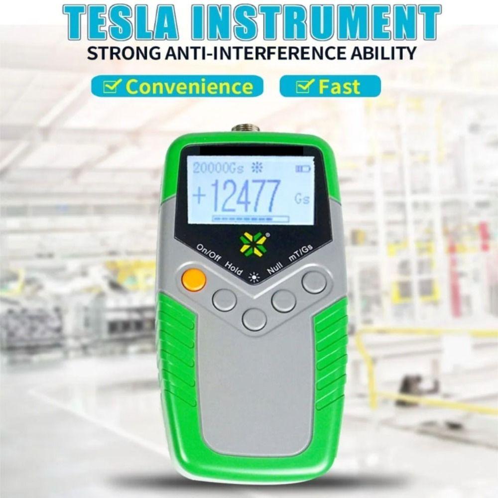 Magnetic Field Intensity Testing Digital Meter Portable Design Magnetic Flux Meter Quality Control