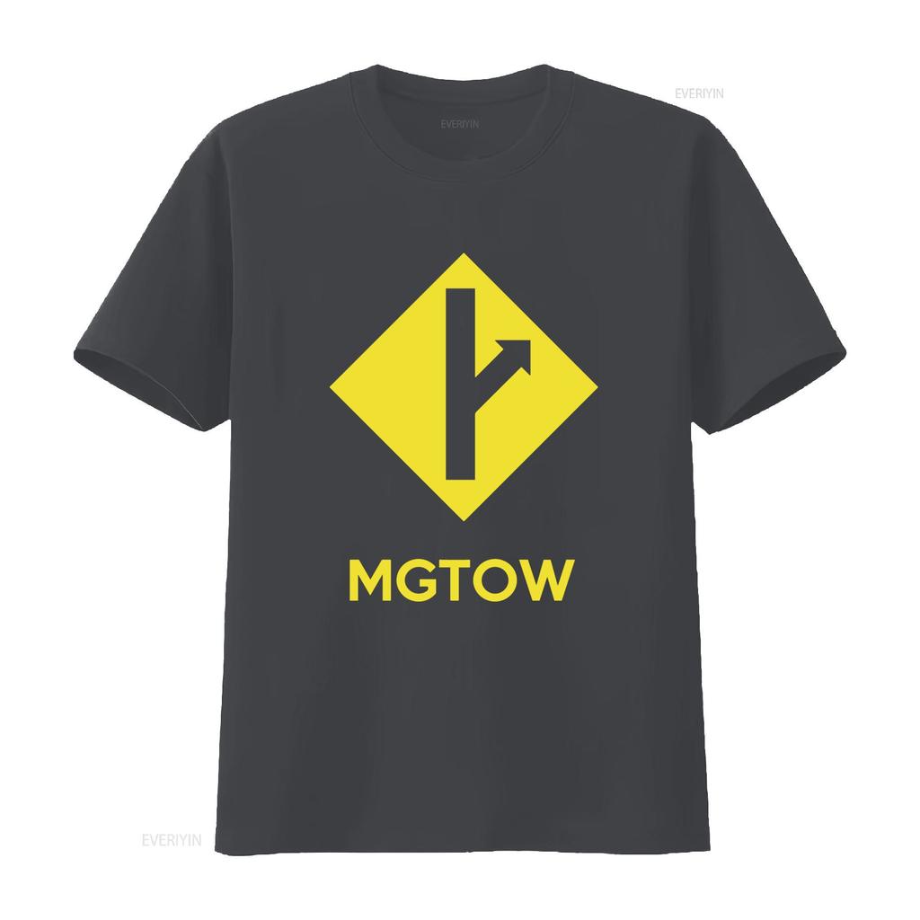 Mgtow Men Going Their Own Way Yellow Sign Arrow T Shirt Vintage Washed Casual Fashion Comfortable Homme Graphic Versatile