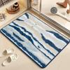 Modern Minimalist Floor Mat, Imitation Cashmere Rug, Bathroom and Toilet Absorbent Soft Foot Mat, Bedroom and Room Decorative Floor Mat