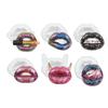 6Pcs 3D Lip Silicone Mold Handmade DIY Crafts Easy Release Epoxy Resin Casting Lip Mould Ornament Home Supplies