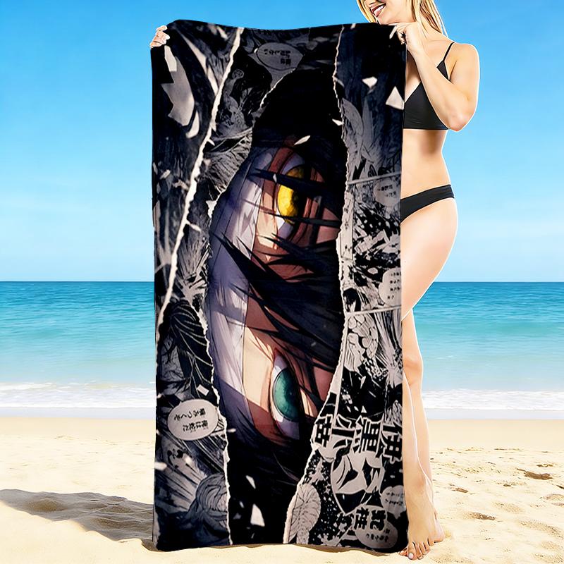 1Pc Dark Hero Unveiled Beach Towel Quick Dry Multiuse For Beach Pool Gym Yoga Home Travel Christmas Halloween Xmas Gift S1275