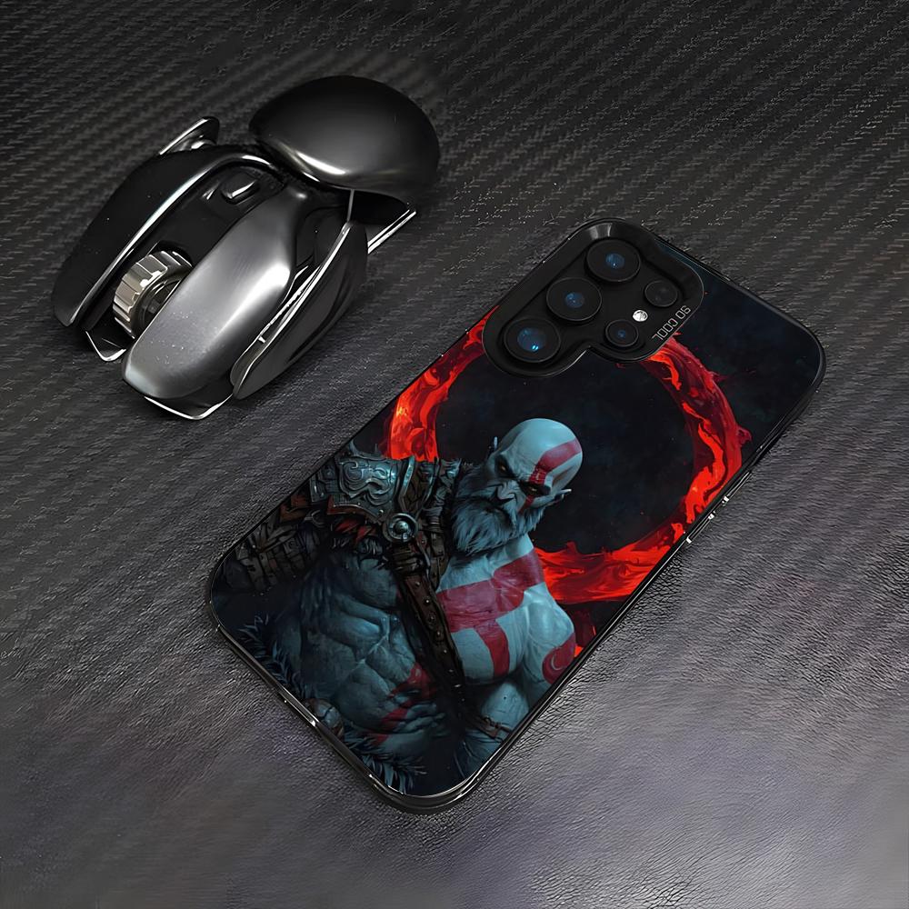 G-God Of Wars Game Phone Case For Samsung S26 S25 Plus S20 S20 Plus S22 Ultra S23 FE S21 Plus S21 Ultra Colorful Cover
