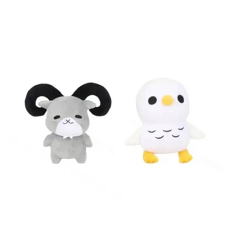 99 Nights Forest Plush Toys Sitting Standing Elk White Owl Stuffed Doll Pillow Gift For Kids