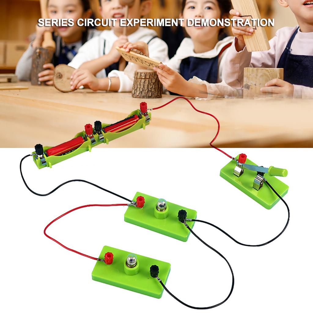 DIY Series Parallel Circuit Electricity Learning Physics Educational Toys for ChildrenSeries