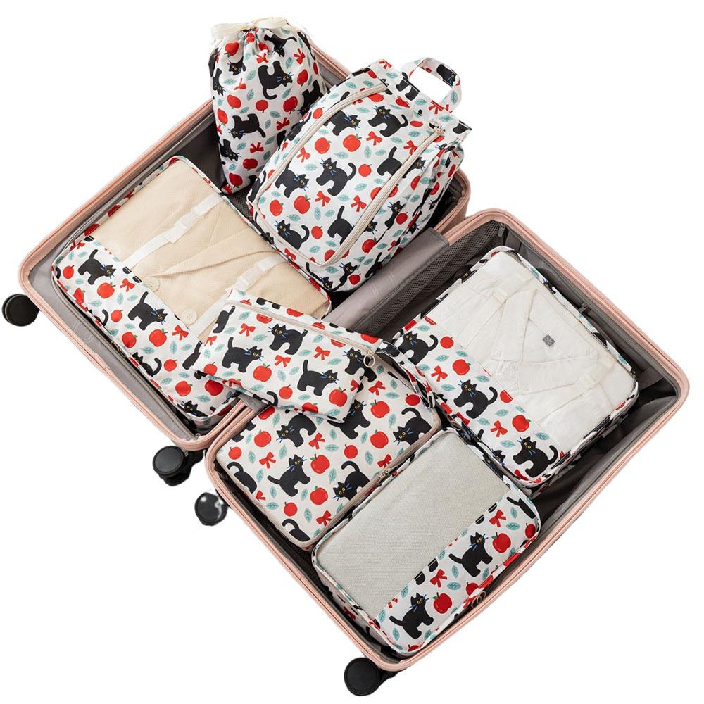 7Pcs Large Capacity Luggage Storage Bags Set Foldable Washable Travel Packing Organizer Space-saving Waterproof