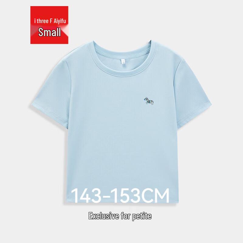 IEF Aiyifu 2026 Summer Korean Style Petite Versatile T-Shirt L