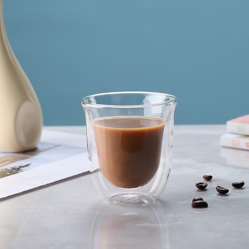 Shangqi 240ml Heat-Resistant High Borosilicate Glass Cups (Set of 2)