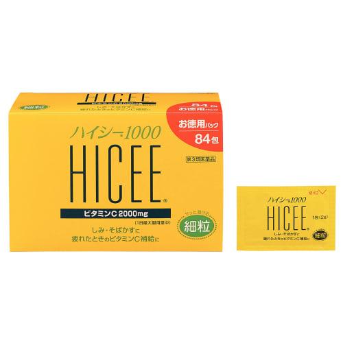 

[Лекарство без рецепта третьего класса] Хайс 1000, 84 пакетика