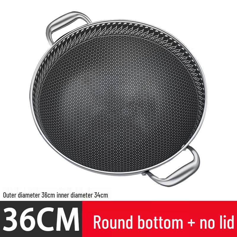 

Wutuo Stainless Steel Non-stick Wok